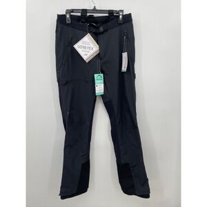 marmot womens ROM‎ gore tex infinium pants size women's 12 black zipper